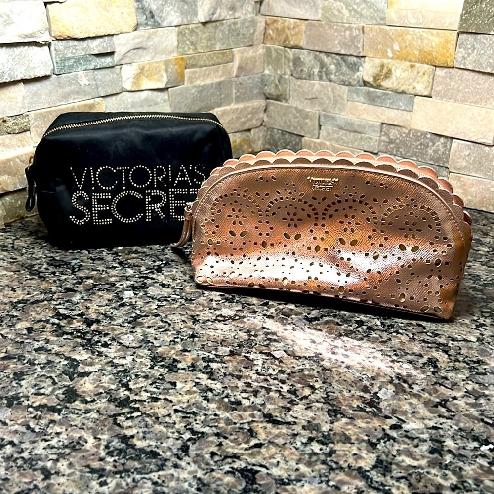 Victoria Secret cosmetic bags EUC